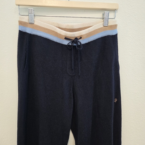 Chinit & Parker Contrast Trim Wool & Cashmere Blend Track Pant Jogger Medium - Picture 5 of 16